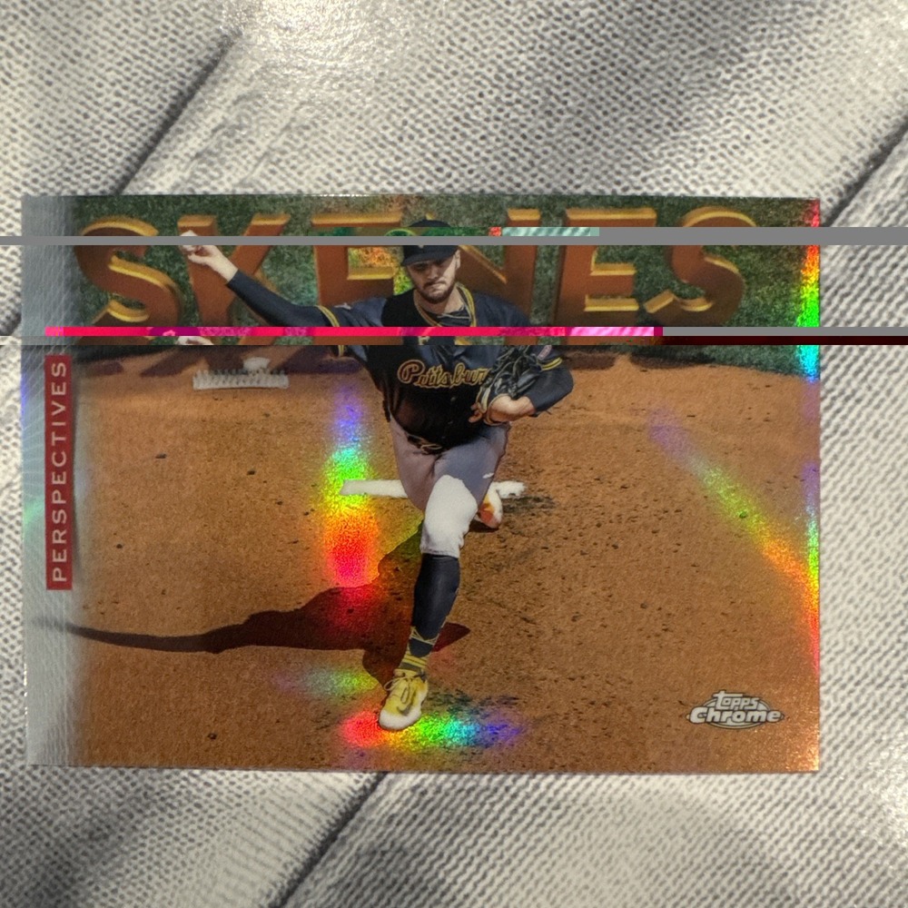2026 Topps Chrome Baseball Paul Skenes Perspective Refractor Pirates
